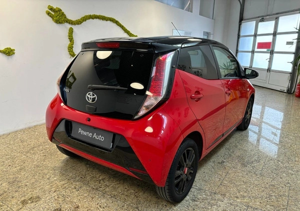 Toyota Aygo cena 41500 przebieg: 84158, rok produkcji 2017 z Białobrzegi małe 56